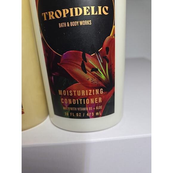 Bath & Body Works TROPIDELIC Shampoo & Conditioner 16 Fl Oz Each W/ Vit B & Aloe - Picture 4 of 8